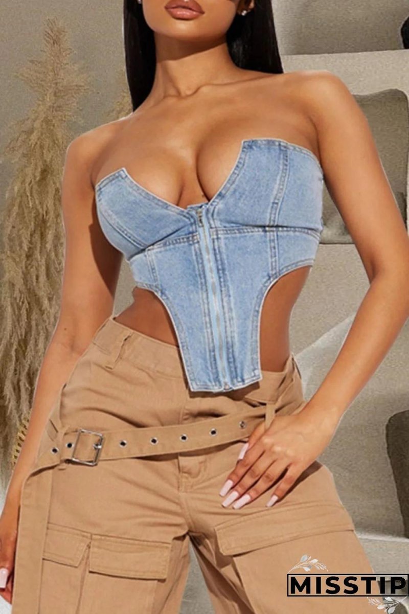 Prettylittlething jeans corset