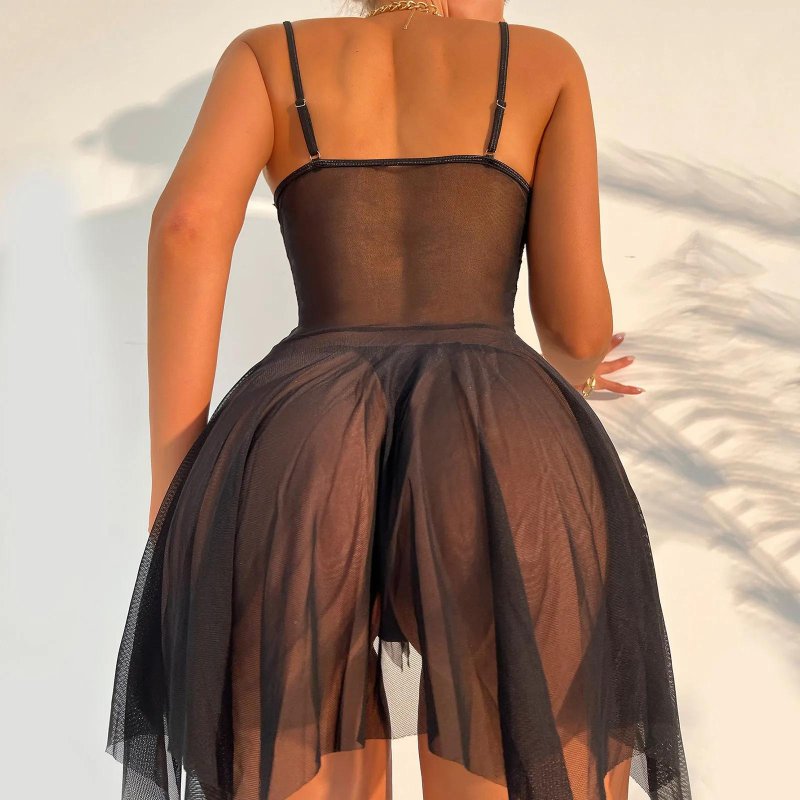 Sexy transparent dress