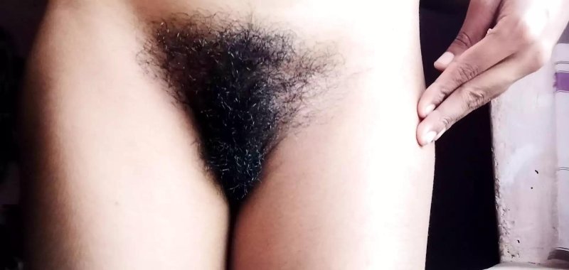 Hair on the pubis