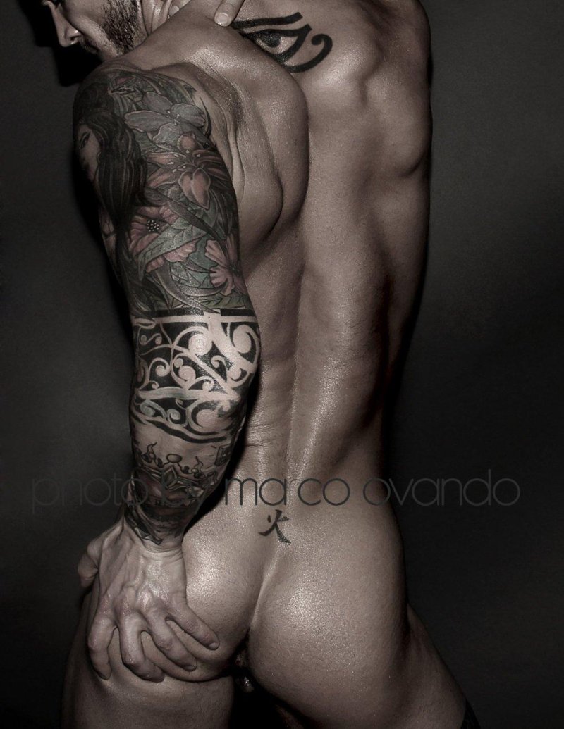 Beautiful male tattoo