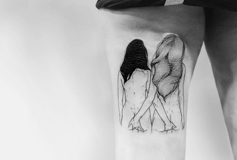 Erotic tattoos sketches