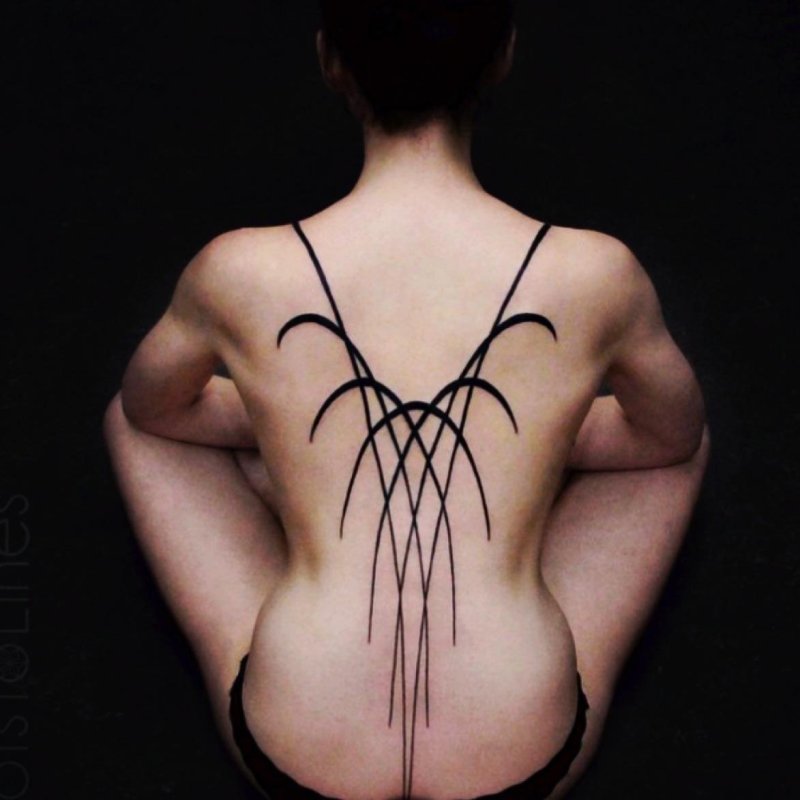 Tattoo on the back of schedule