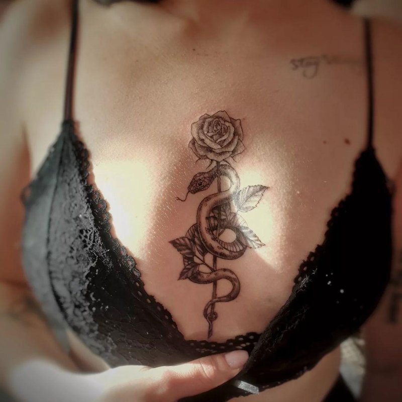 Tattoo for girls Snake