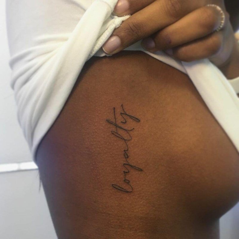Inscriptions tattoo