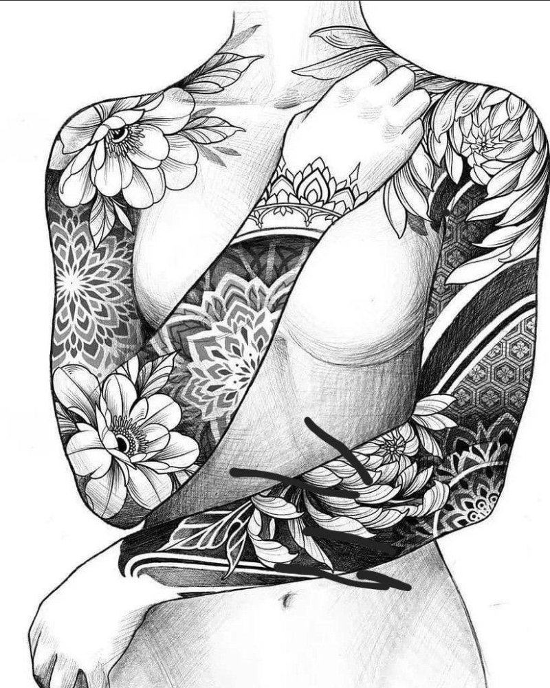 Graphic tattoos