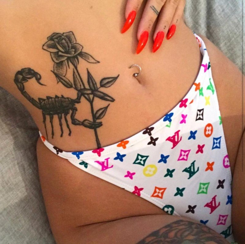 Tattoos for girls on the stomach