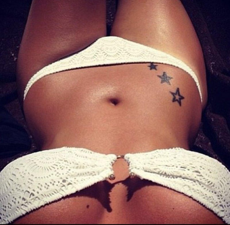 Tattoo for girls on the stomach
