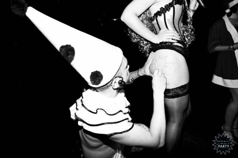 Party in an erotic style