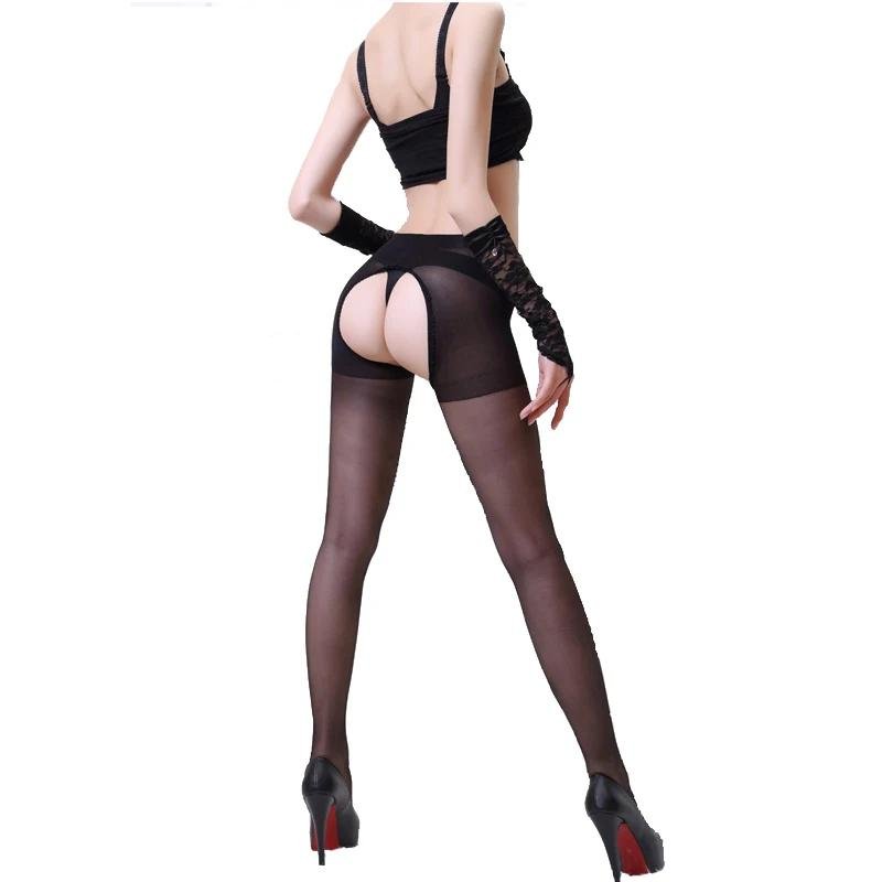 Erotic tights with a hole