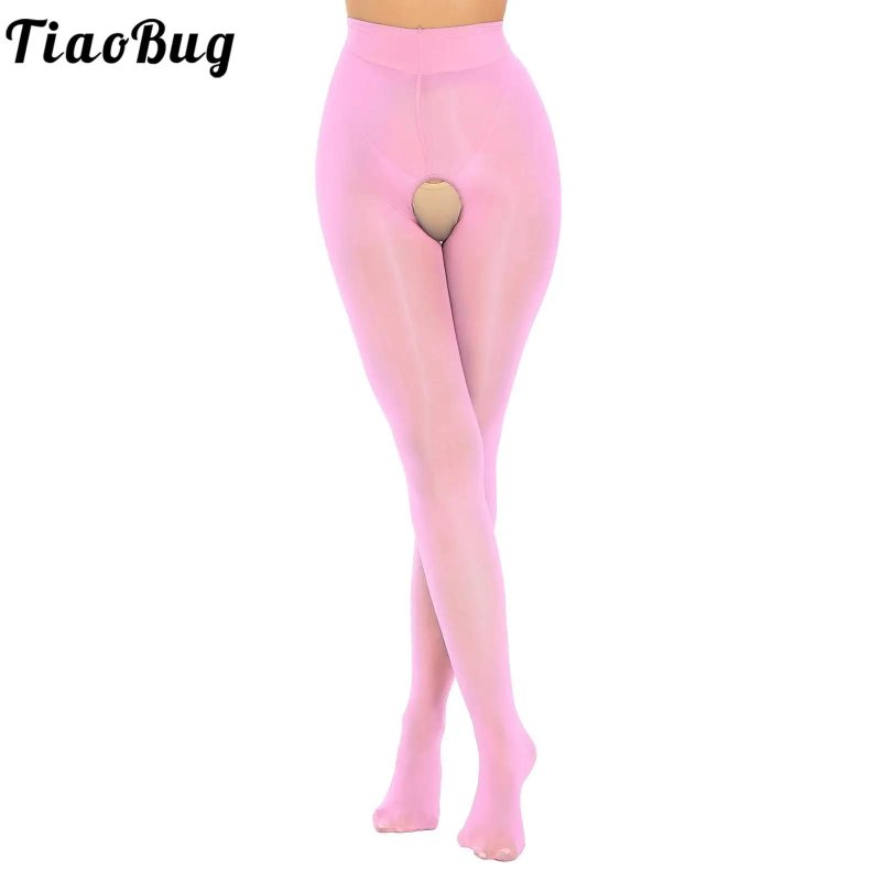 Female tights with open crotch