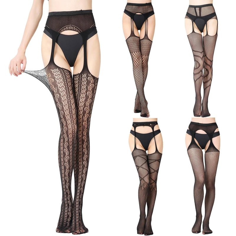 Stockings with an erotic belt
