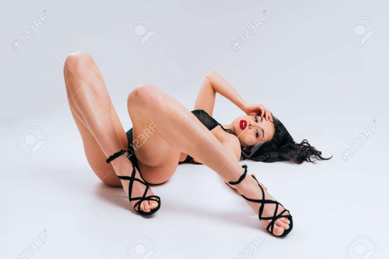 Brunette model