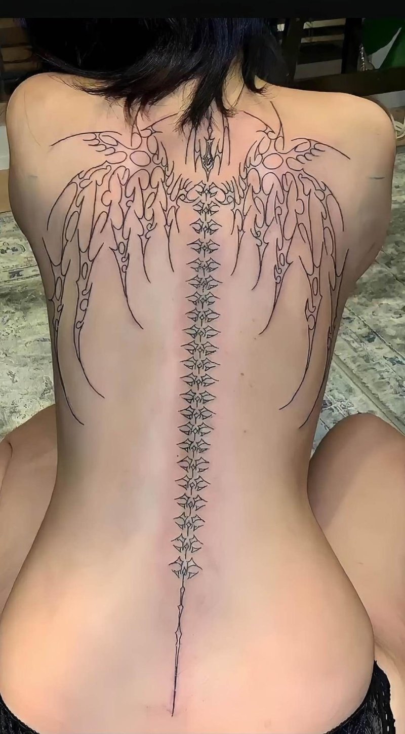 Tattoo on the back