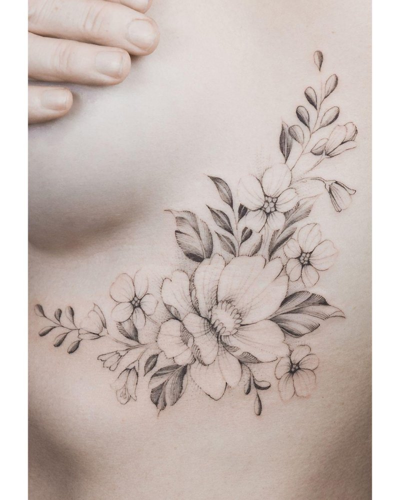 Tattoo flower
