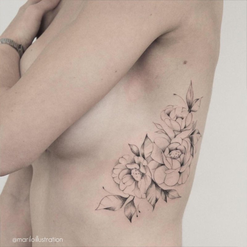 Tattoo flower