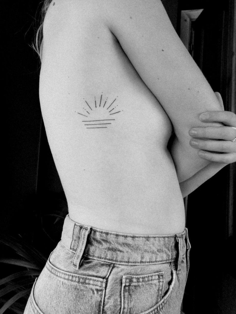 The sun tattoo