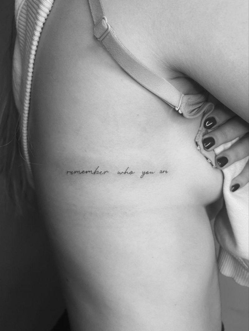 Inscription tattoos for girls