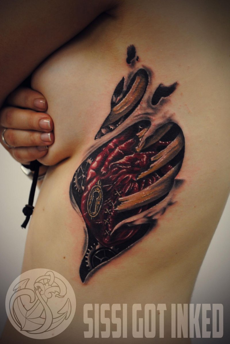Biomechanics Tattoo Heart