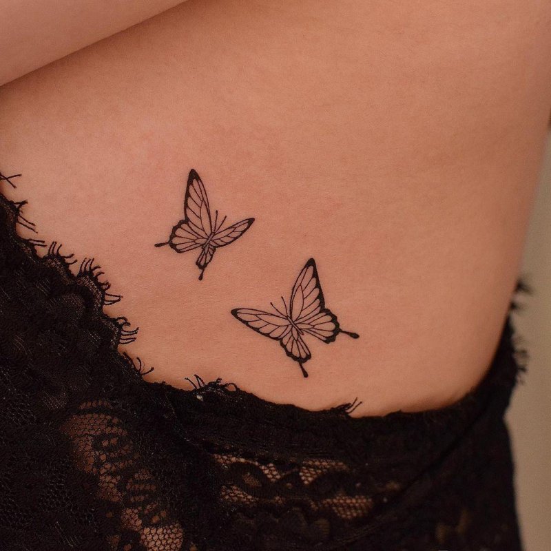Mini tattoo butterfly