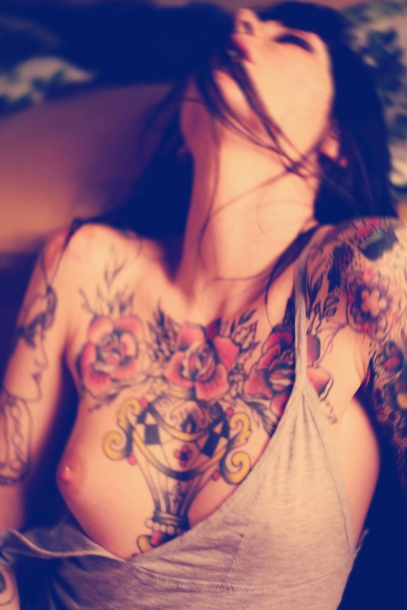 Girl with a tattoo