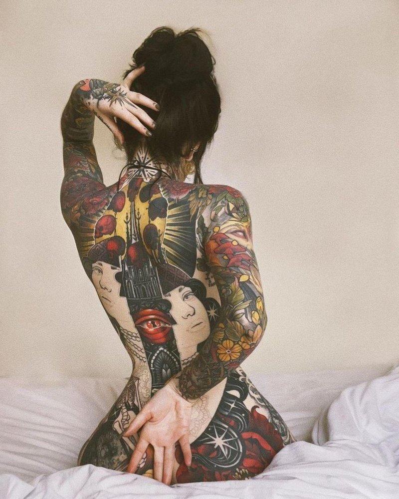 Tattooed models