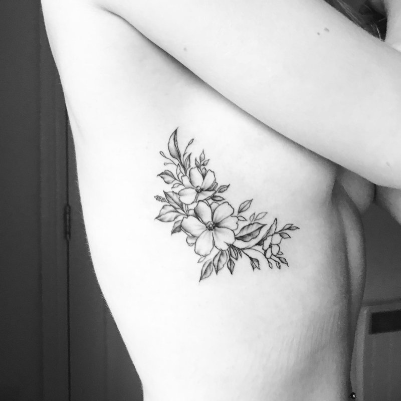 Breast tattoo