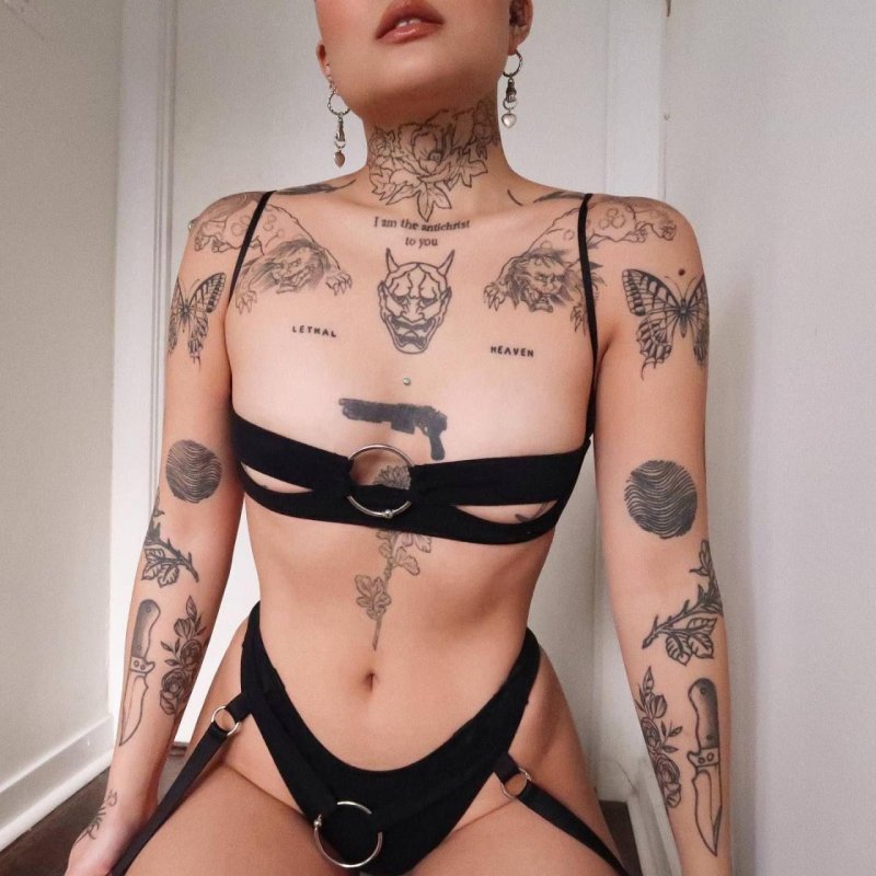 Tattooed girl