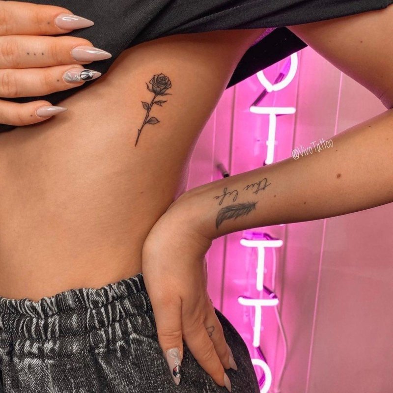 Mini tattoo for girls