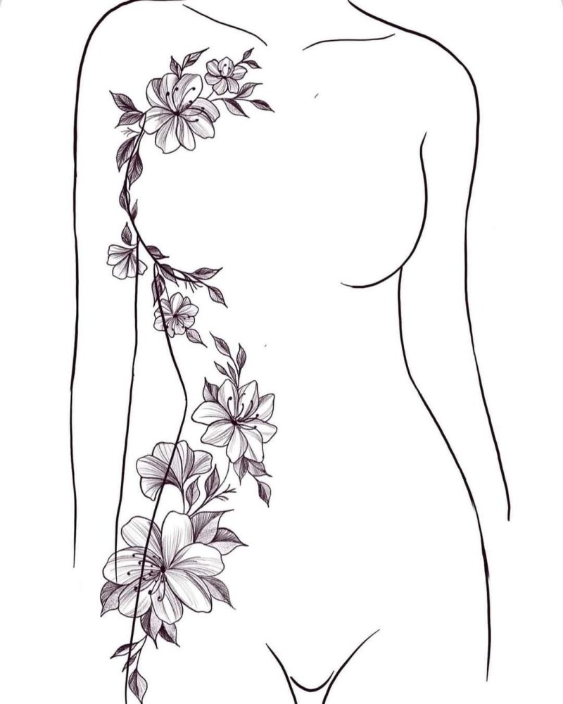 Flower tattoo