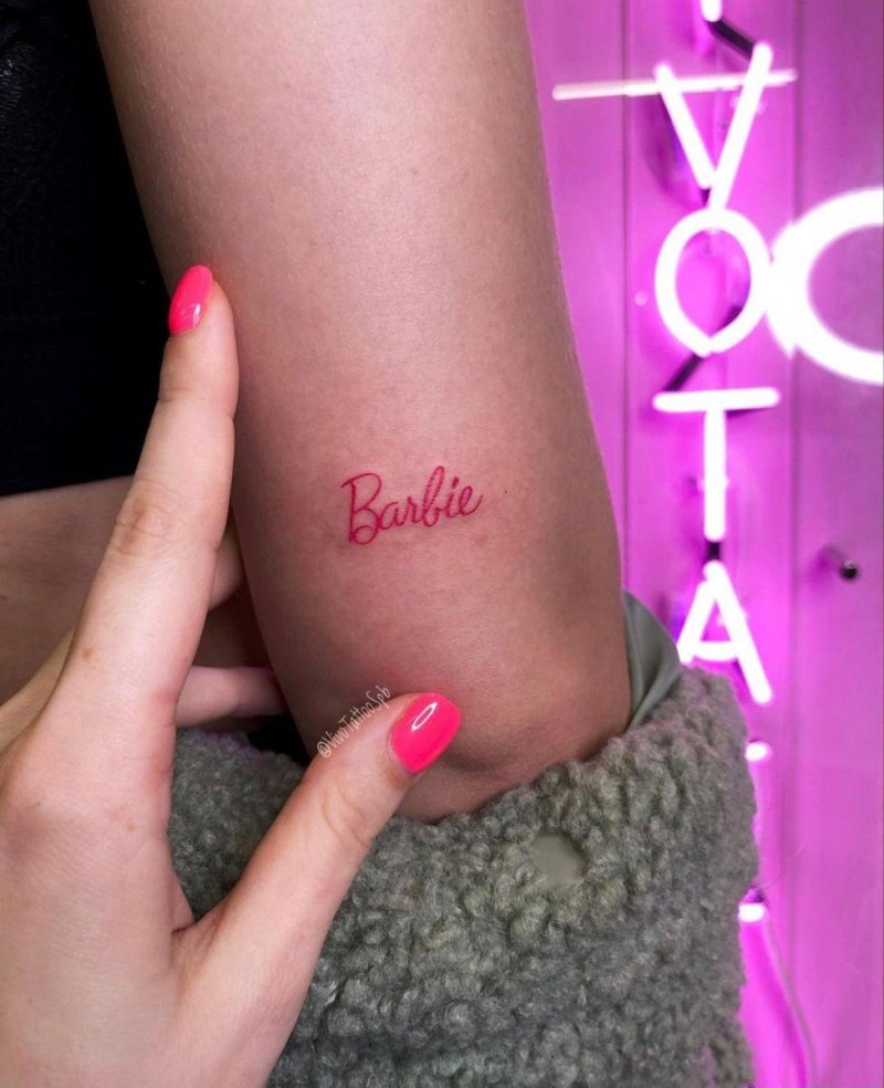 Barbie tattoo