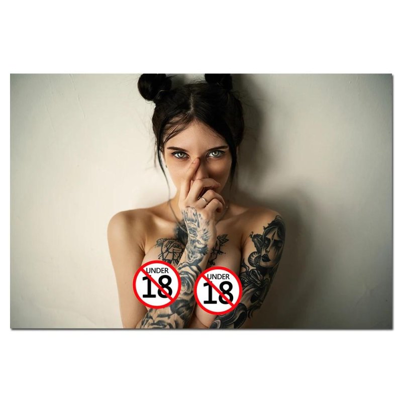 Tattooed naked girls