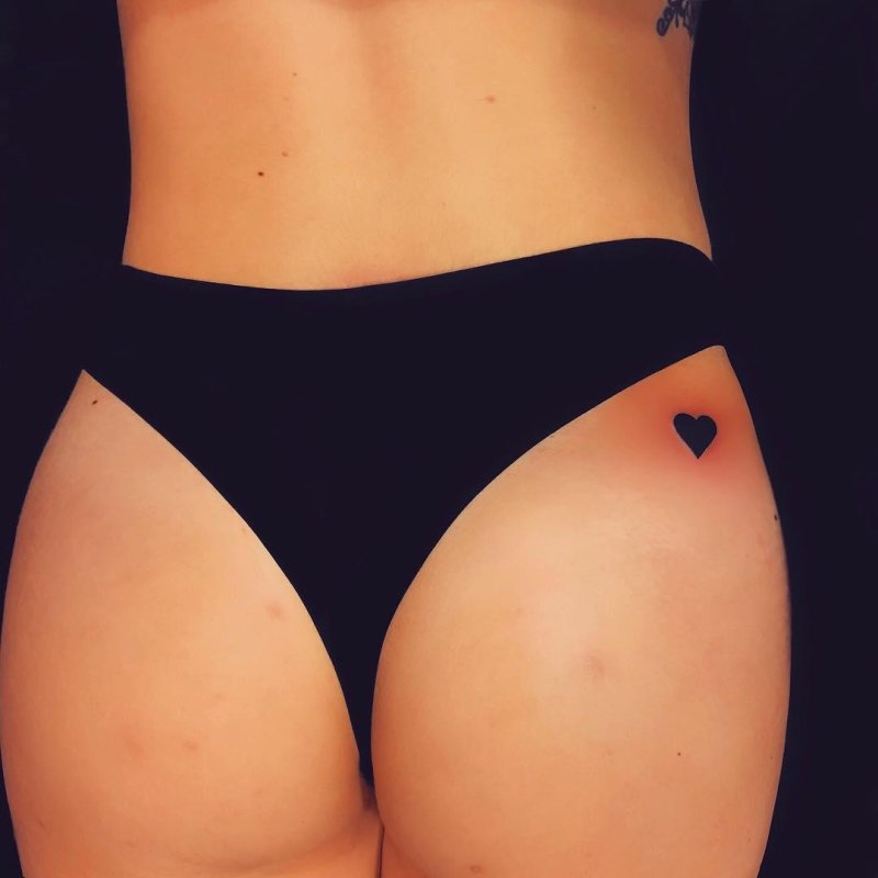 The heart is a tattoo