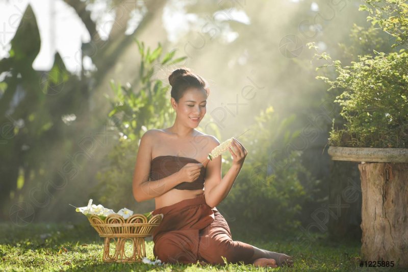 Photo shoot in Thai style