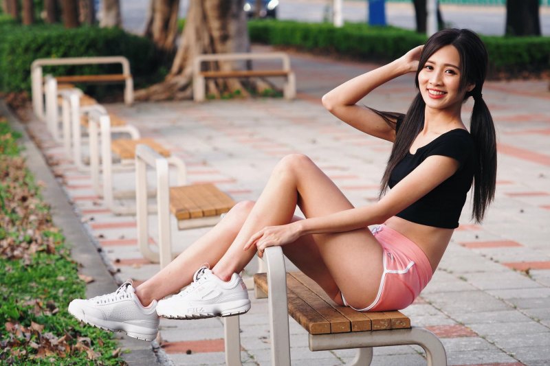Beautiful legs of Asians