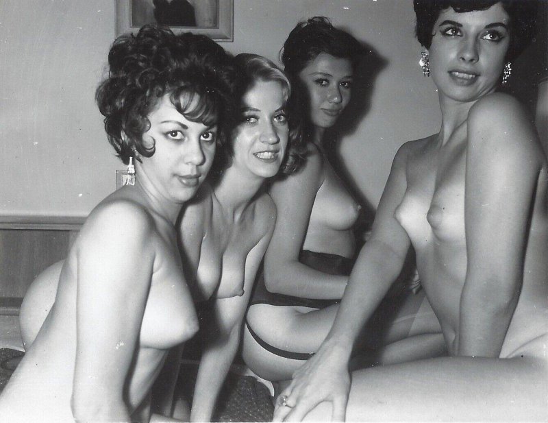 Girls stripped retro