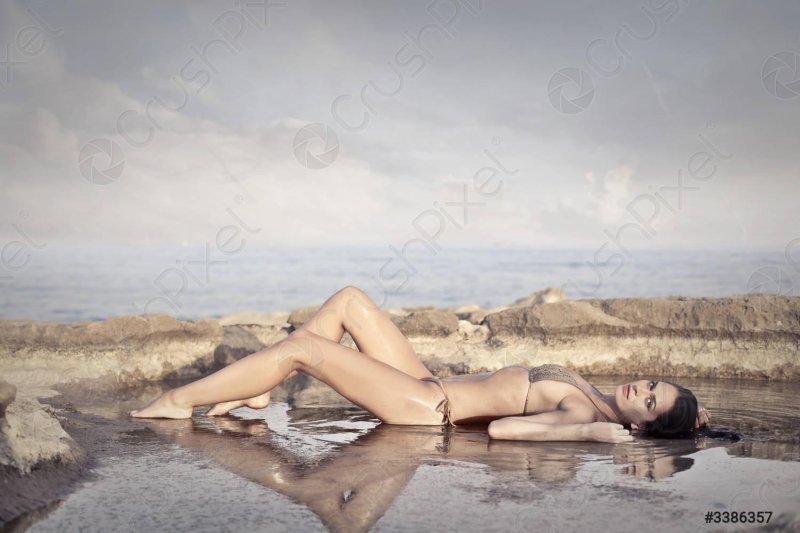 Woman on the beach