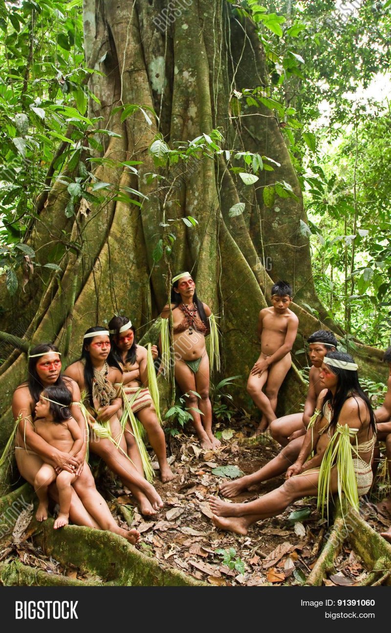 Amazonian Indians wild tribes