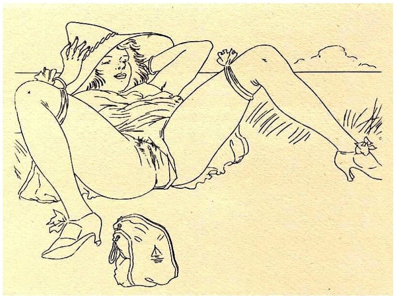 Erotic in the drawings