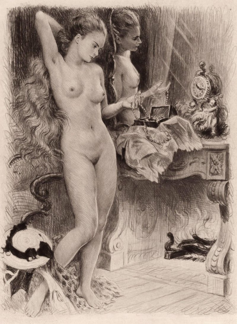 Naked women in the graphics