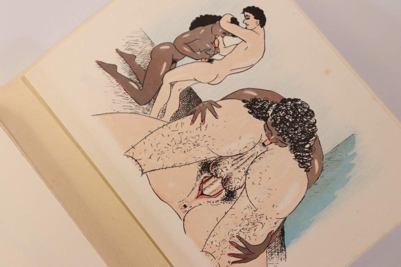 Erotic engraving