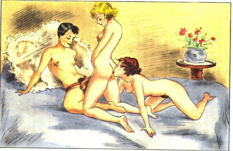 Porn drawings Retro