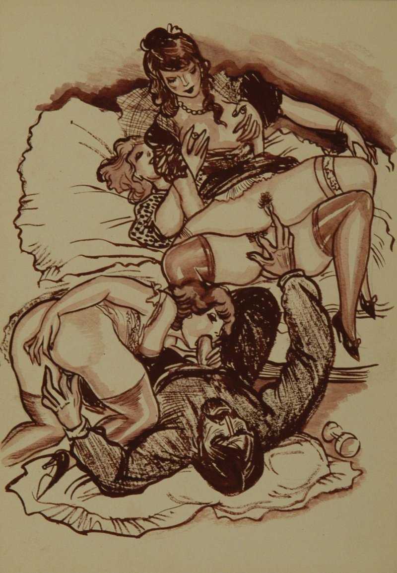 Pornographic drawings