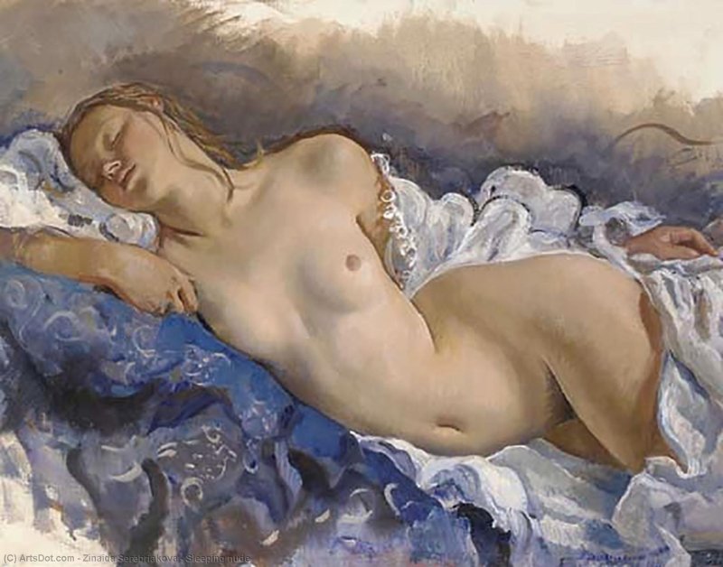 Zinaida Serebryakova Sleeping Girl