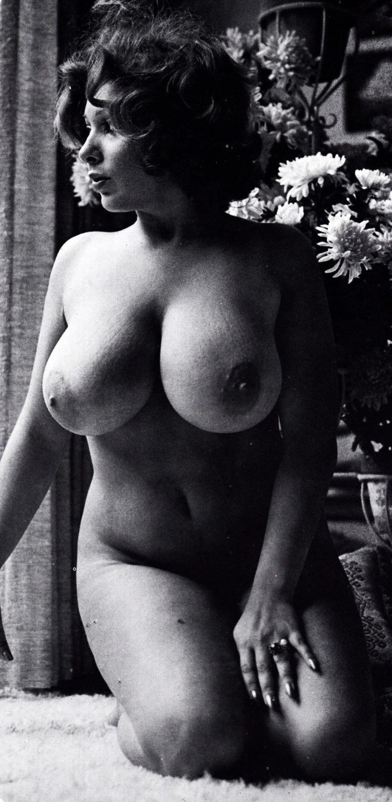 Naked large women retro