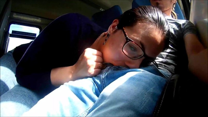Blowjob on the bus