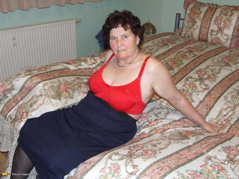 Big boobs amateur grandmother