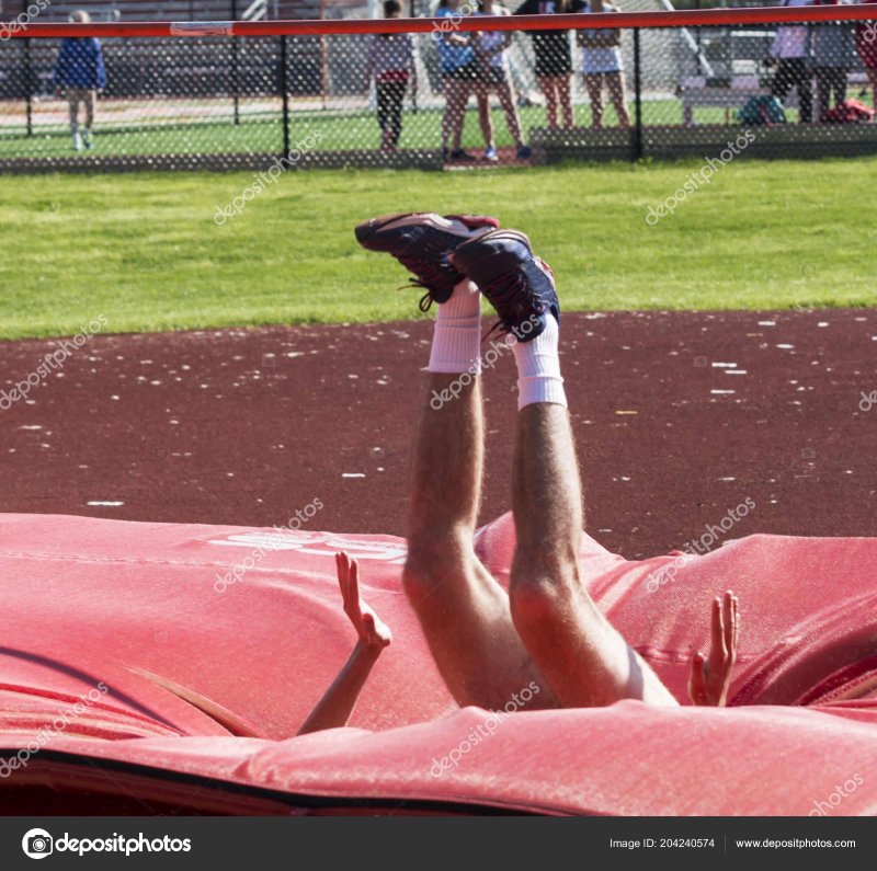 Light athletics in the stadium
