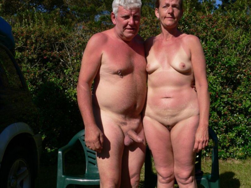 Naked pensioners in the country