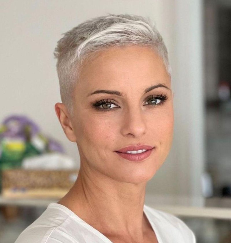 Super short haircut for women