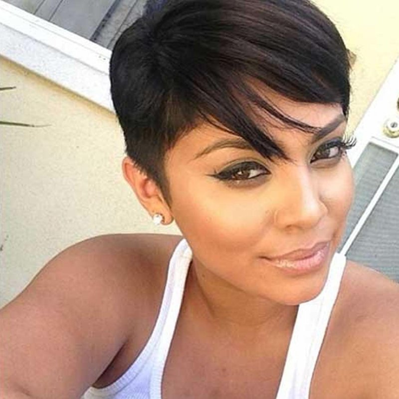 Short female hairstyle